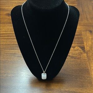 Elegant Silver Pendant Necklace